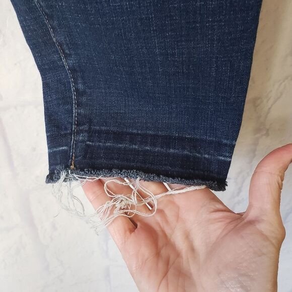 LUCKY BRAND Ava Crop Raw Hem Ankle Jeans 8/29 - Picture 2 of 9